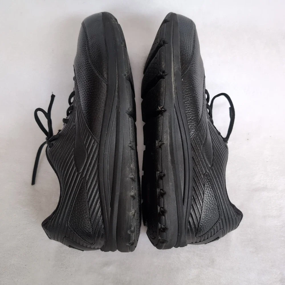 Brooks Addiction Walker 2 Mens 13 Extra Wide 4E Black Leather Walking Shoes